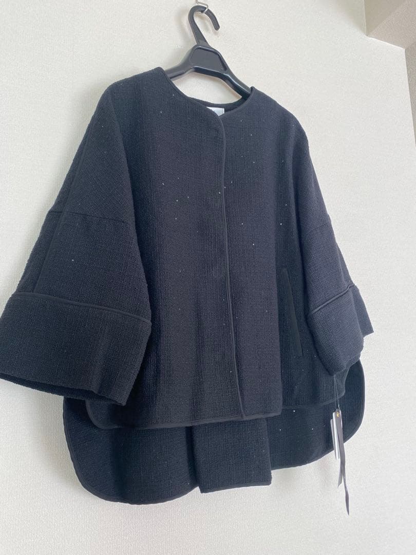 rei様♡34000円新品スコットクラブ購入 ブラックスパンコール入りジャケット