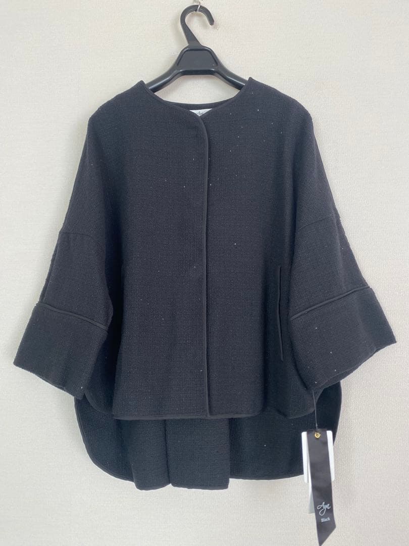 rei様♡34000円新品スコットクラブ購入 ブラックスパンコール入りジャケット