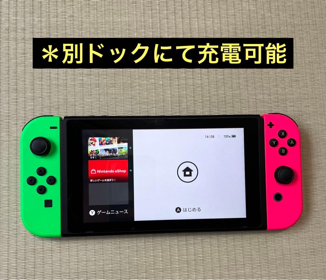 【ジャンク品】Nintendo Switch 本体 スプラトゥーン2セット