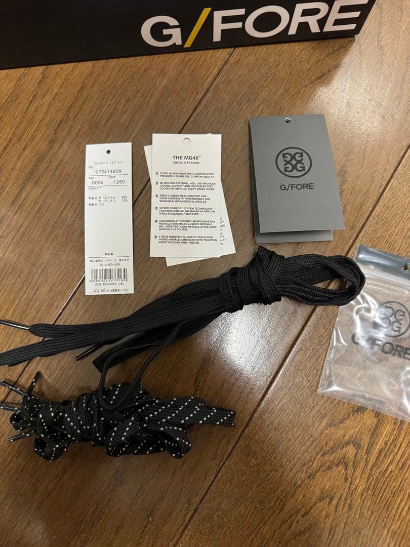 G/FORE ブラック 26.0cm ジーフォア