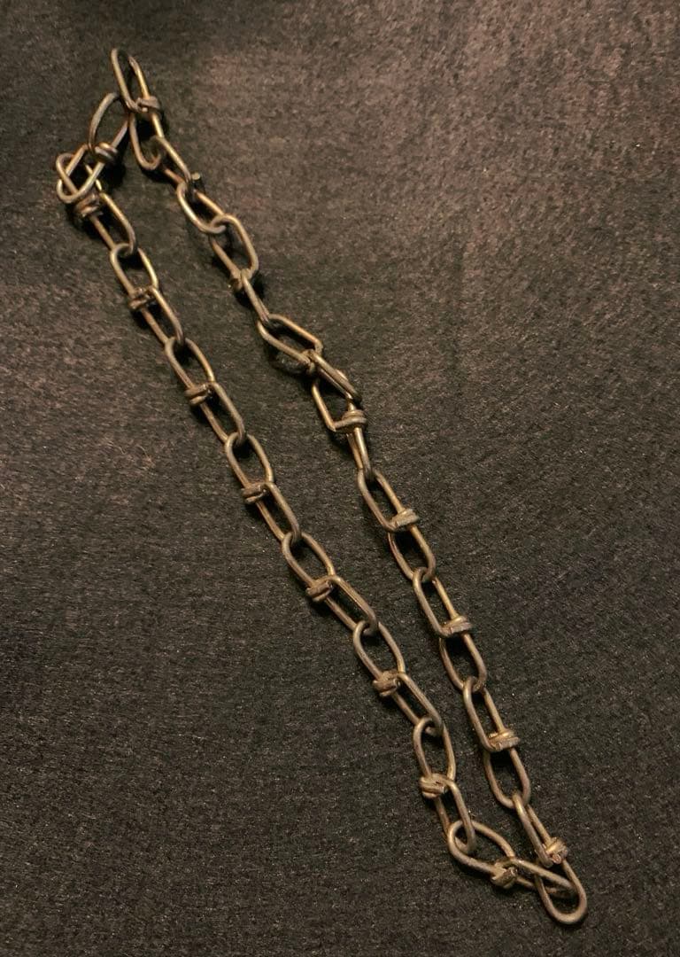 70sヴィンテージ ドッグタグ ウォレットチェーン ピールアンドリフト punk