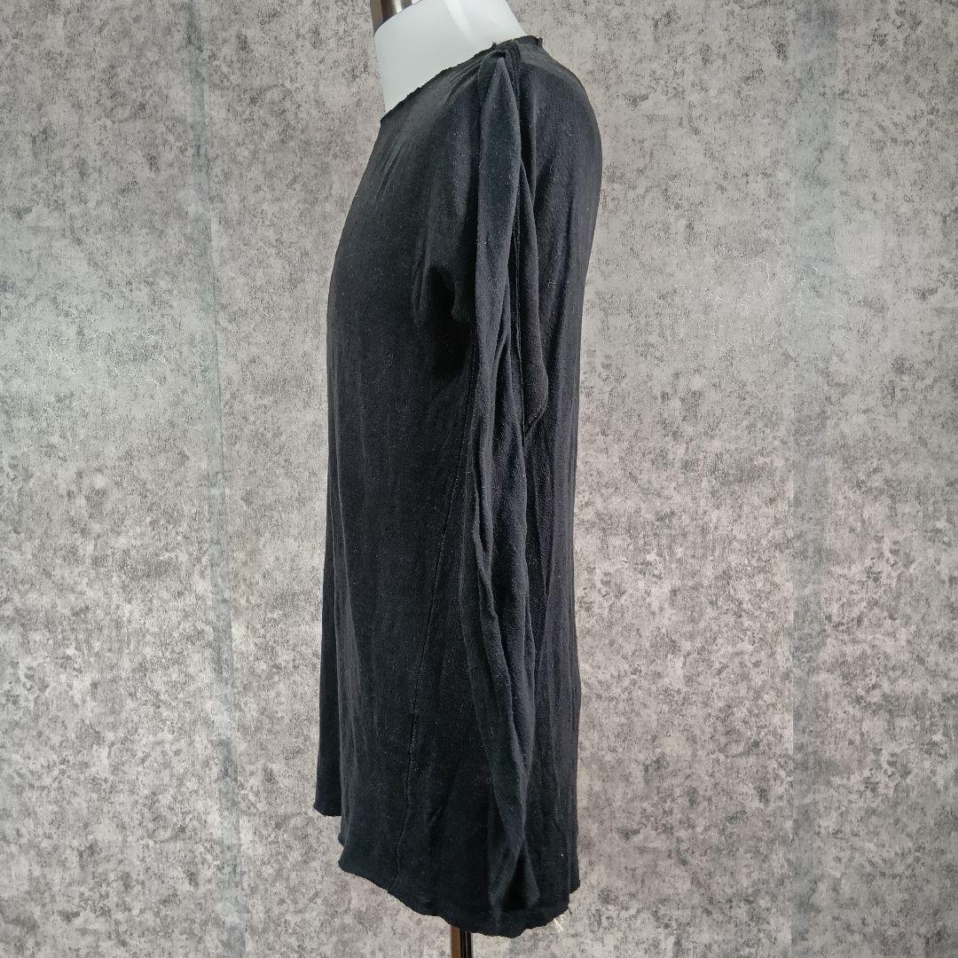 Cedric Jacquemyn シルク100% ロングカットソー 46 黒