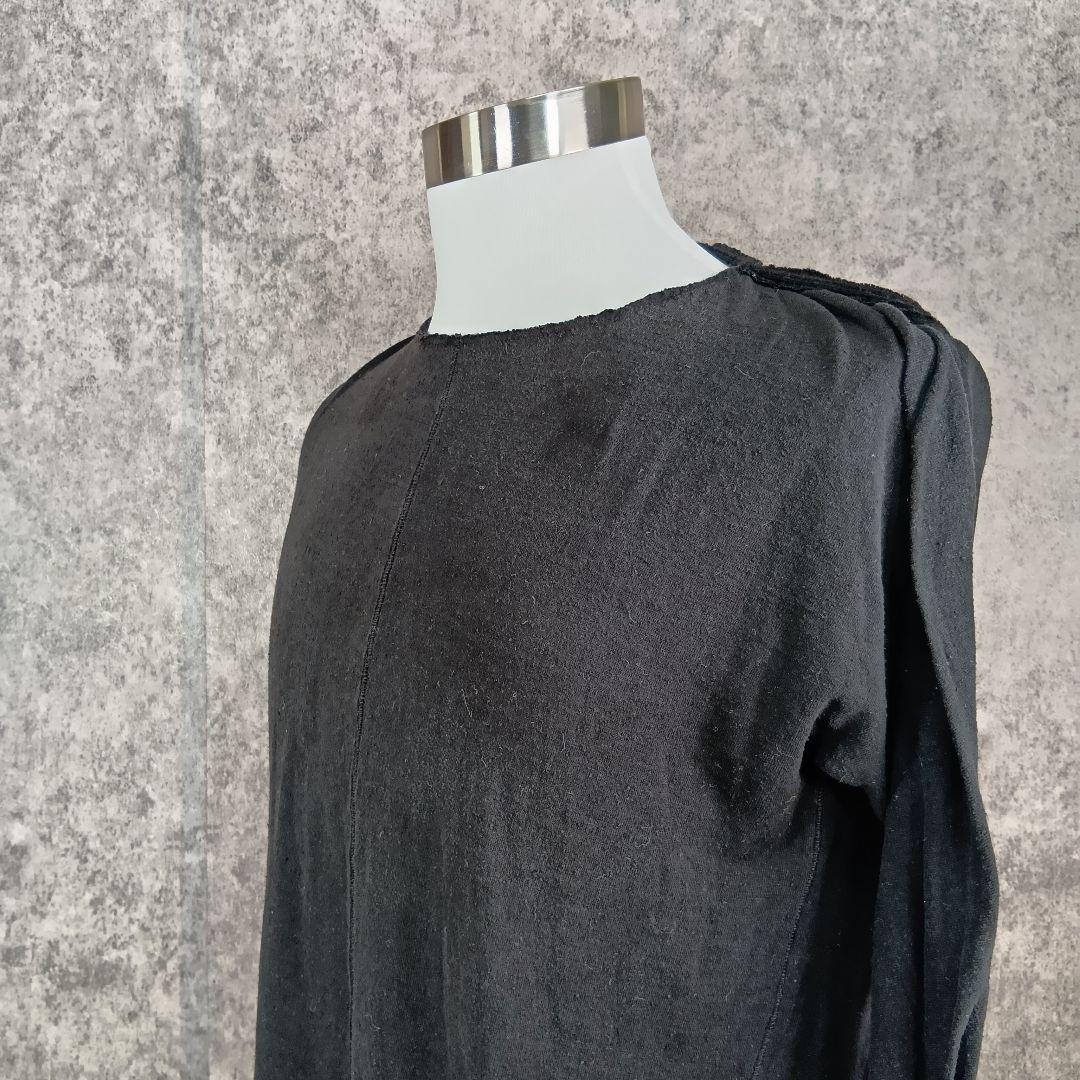 Cedric Jacquemyn シルク100% ロングカットソー 46 黒