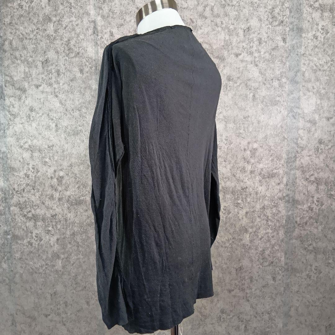 Cedric Jacquemyn シルク100% ロングカットソー 46 黒