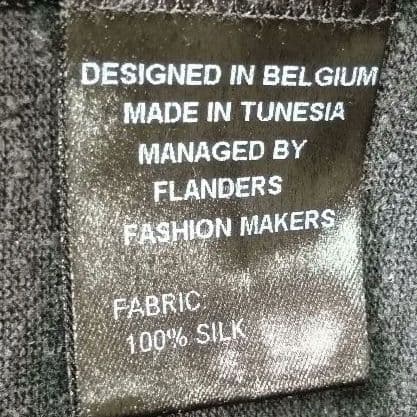 Cedric Jacquemyn シルク100% ロングカットソー 46 黒