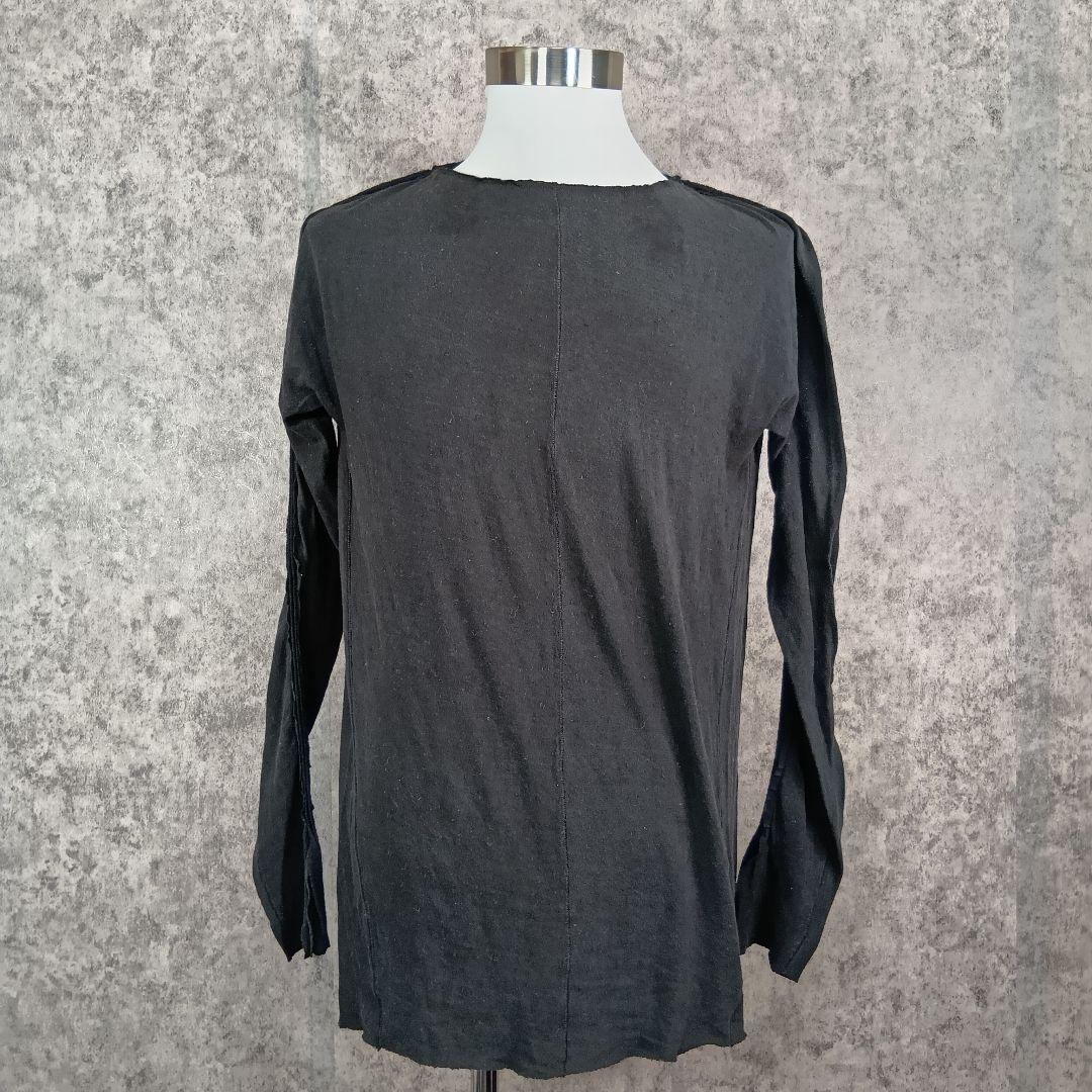 Cedric Jacquemyn シルク100% ロングカットソー 46 黒