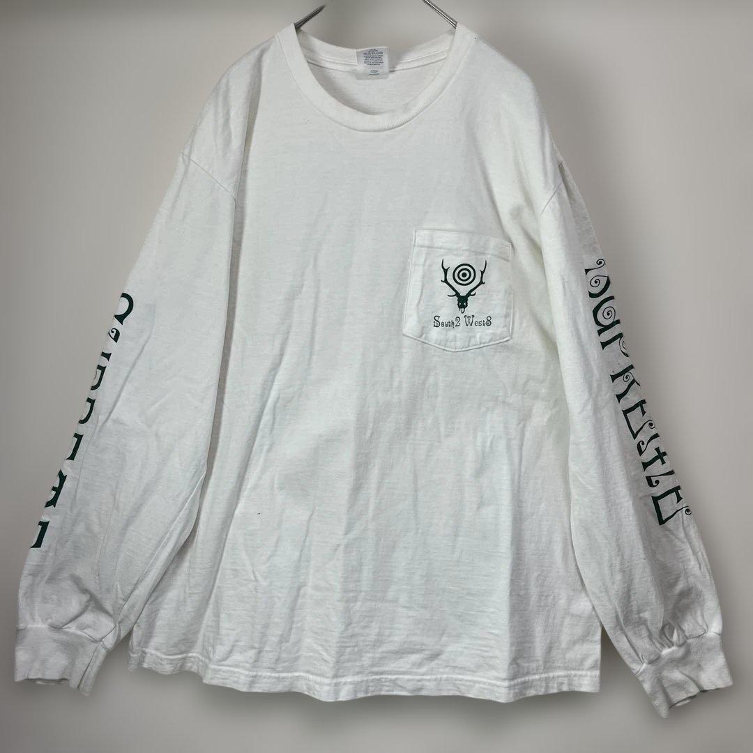 【希少 入手困難】サウスツーウェストエイト×シュプリーム コラボ 長袖カットソー
