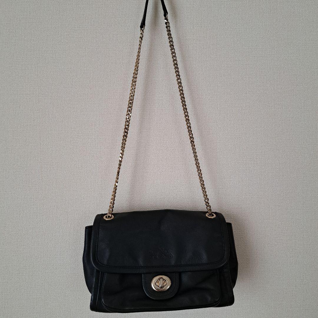 COACH レザー ショルダーバッグ