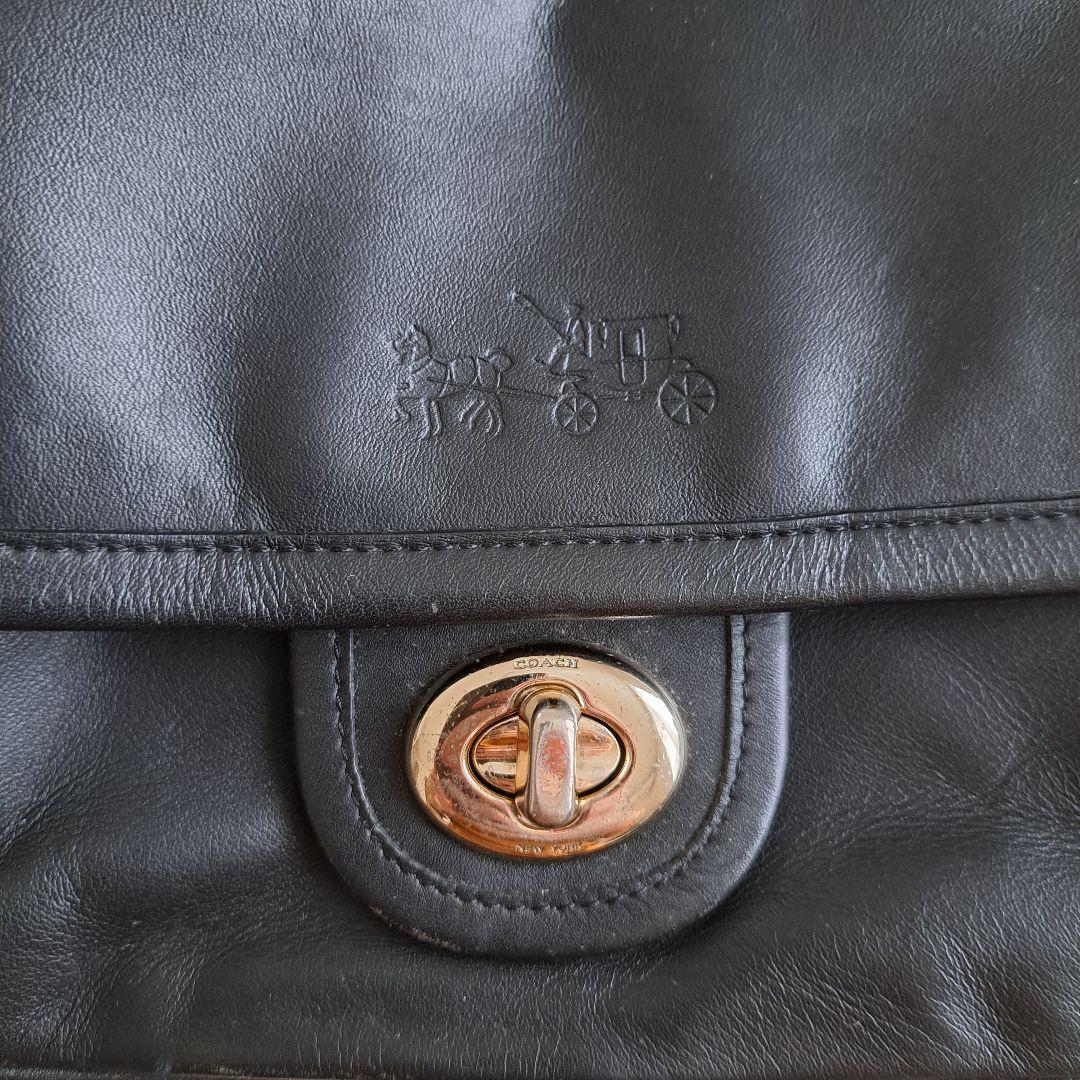 COACH レザー ショルダーバッグ