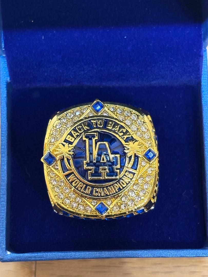⭐️大谷翔平⭐️2025世界一リング ドジャーブルー＆ホワイト 厳選4点構成セット