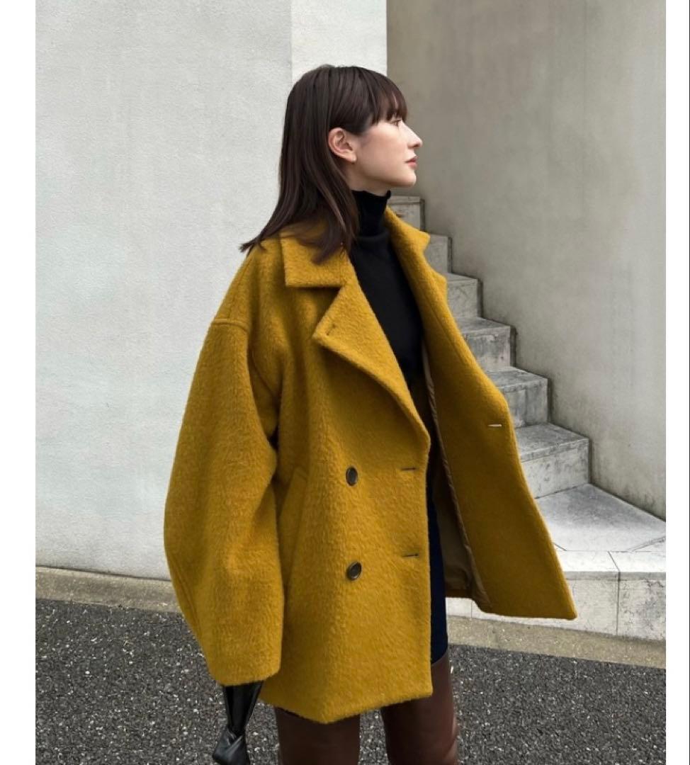 ジャケット・アウター CLANE OVER LINE DOUBLE COAT 2