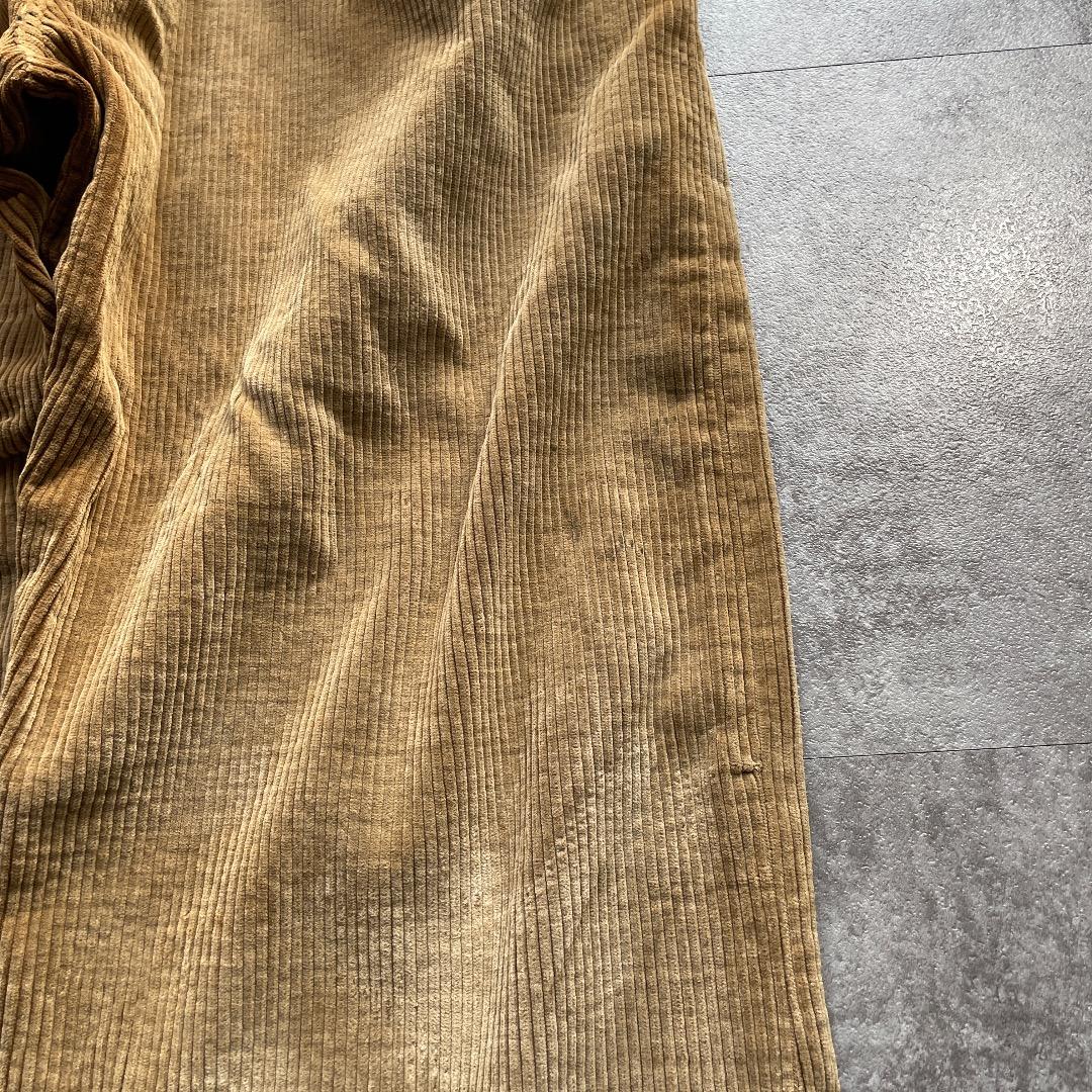 40-50s ファーマーズ 太畝コーデュロイ ブラウン W37