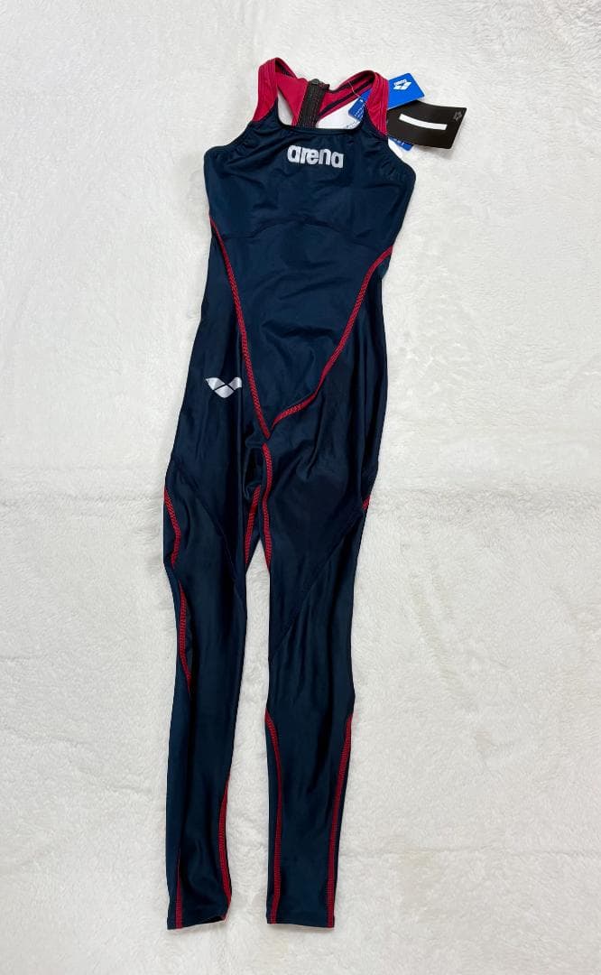 アリーナ 競泳水着 シンレボ ロング video proof Sサイズ ネイビー