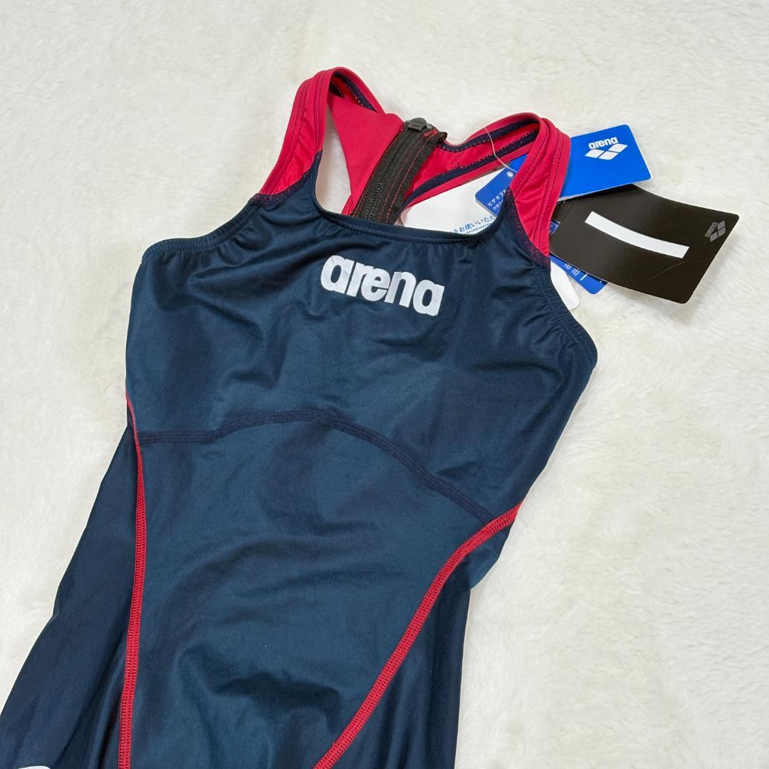 アリーナ 競泳水着 シンレボ ロング video proof Sサイズ ネイビー