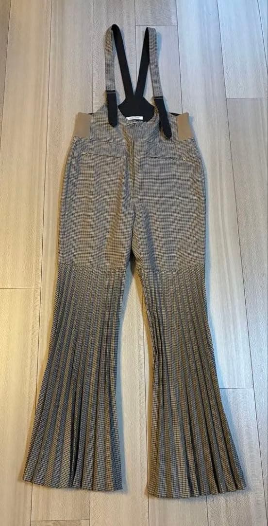 fumika uchida★HOUNDSTOOTH SALOPETTES 38