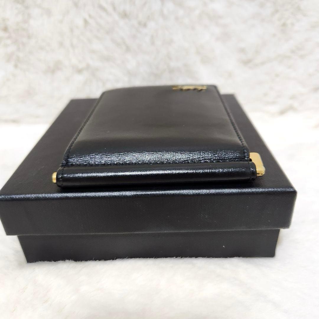 ✨極美品　付属品完備✨サンローラン　マネークリップ　カサンドラ　YSL ブラック