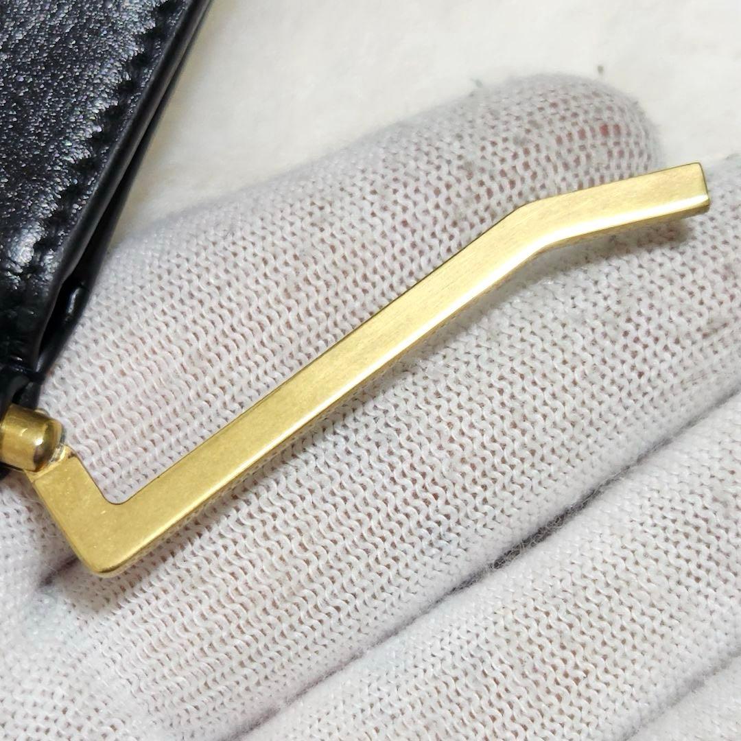 ✨極美品　付属品完備✨サンローラン　マネークリップ　カサンドラ　YSL ブラック