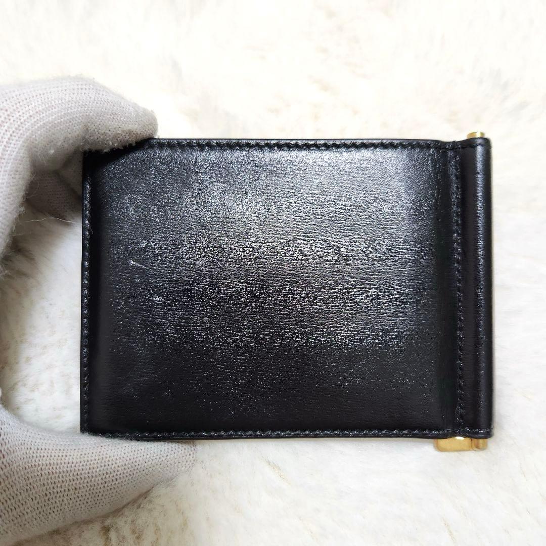 ✨極美品　付属品完備✨サンローラン　マネークリップ　カサンドラ　YSL ブラック