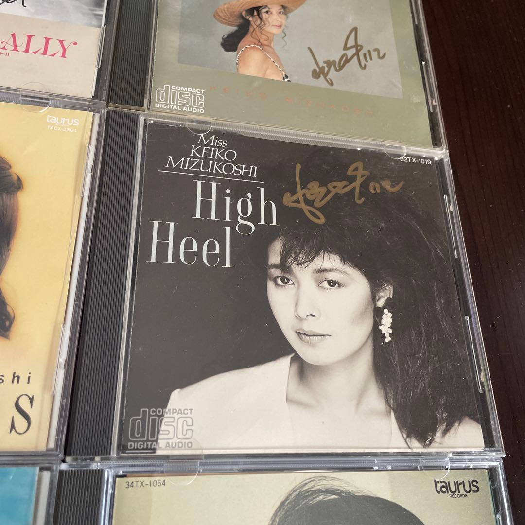 水越けいこ CD レコード 全10点直筆サイン入り！ 水越恵子 シティポップ