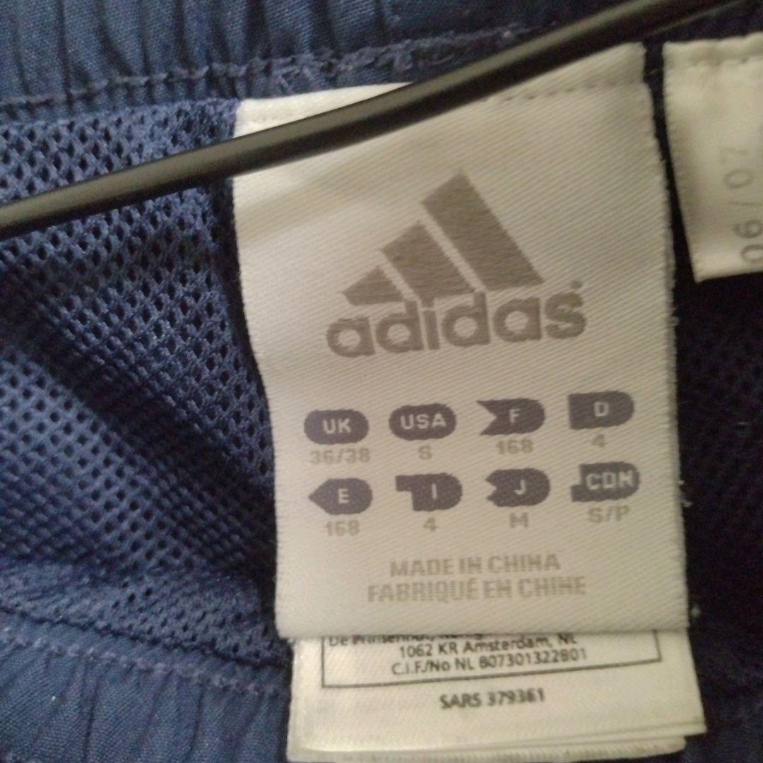 adidas　レアル・マドリードFC　00s　刺繍ロゴ　ウインドブレーカー　上下