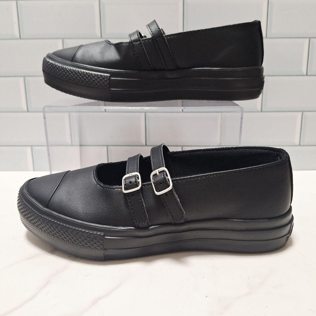 【新品】 CONVERSE オールスター 24.5 メリージェーン 軽量 黒