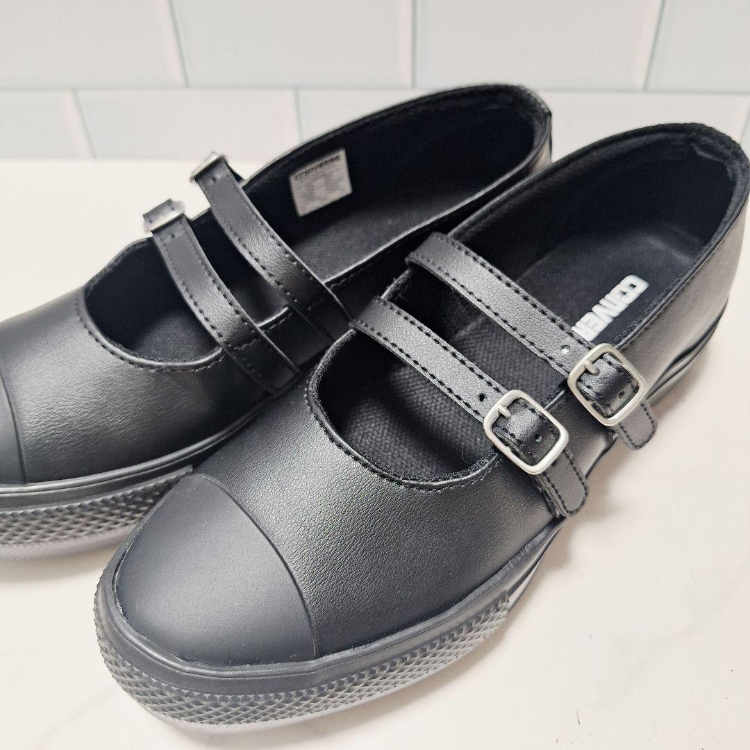 【新品】 CONVERSE オールスター 24.5 メリージェーン 軽量 黒