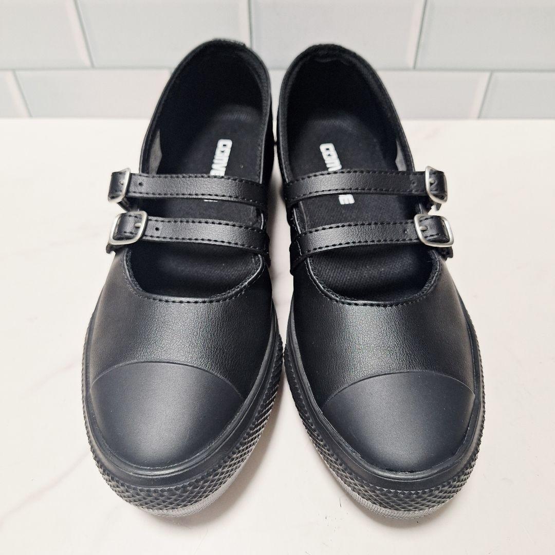 【新品】 CONVERSE オールスター 24.5 メリージェーン 軽量 黒