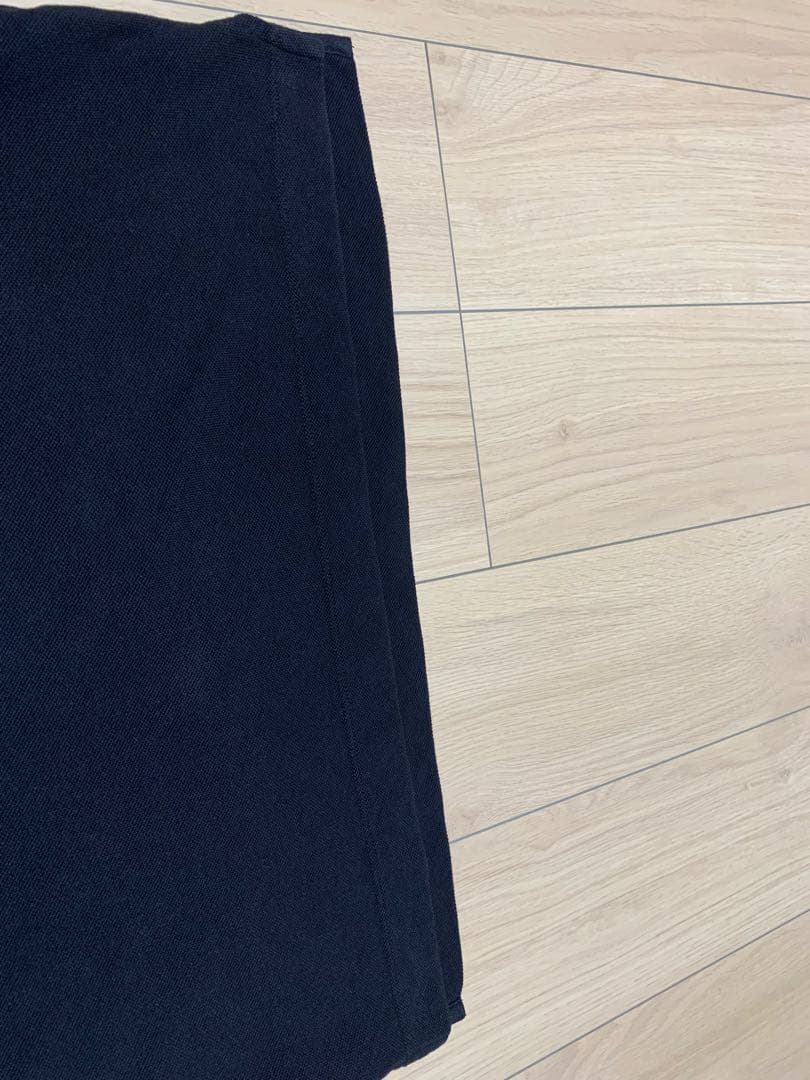 メゾンキツネ ポロシャツ ダブルフォックス L 黒 MAISON KITSUNE