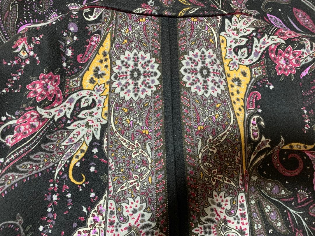 最終88% オフ！破格　新品　エトロ　上品　ペイズリー柄 チェスターコート　M