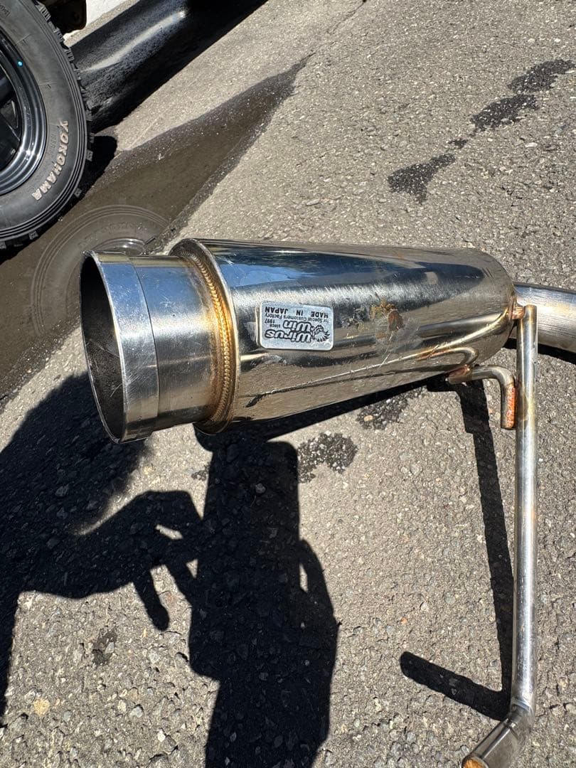 jb23ジムニーウィルズウィンマフラー