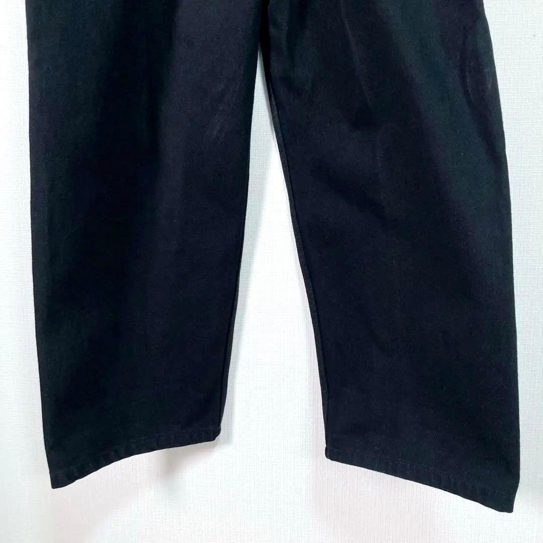 HATSKI ハツキ カツラギ オーバーオール 0 ブラック 男女 サロペット