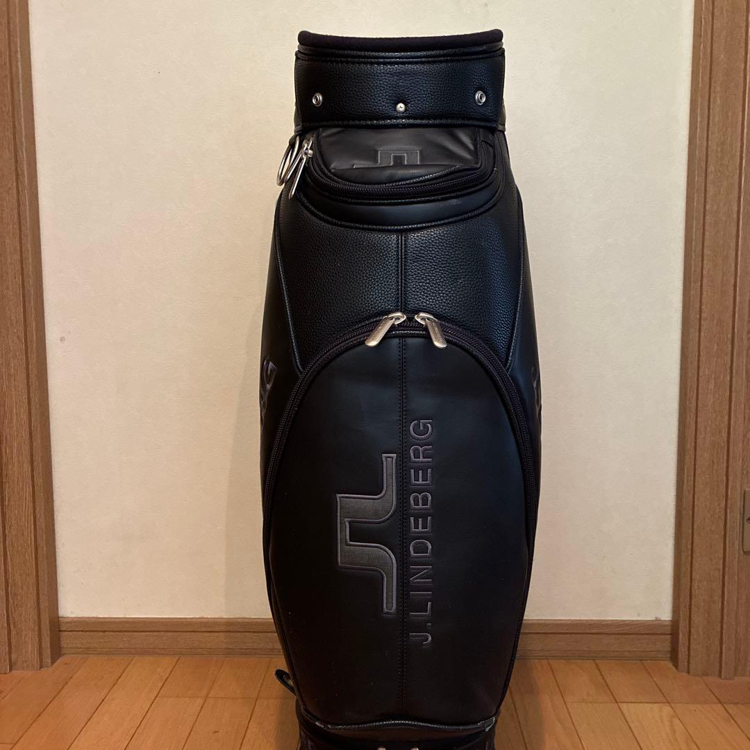 bay　J.LINDEBERG ブラックキャディバッグ