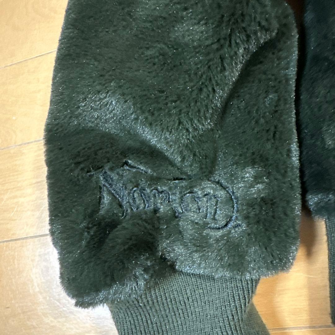 ノートン リバーシブルブルゾン フライトジャケット MA-1 ボア オリーブ M