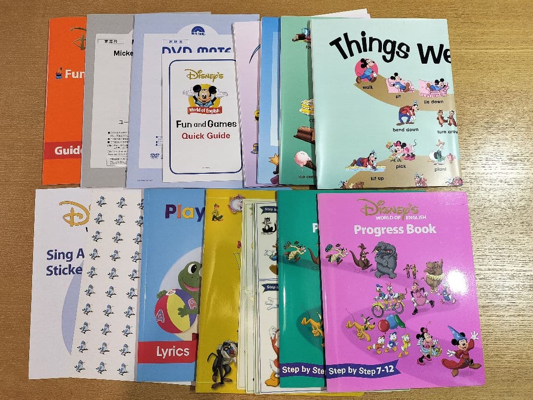 DWE ディズニー英語システム DVD,CD,テキストなど 未開封あり