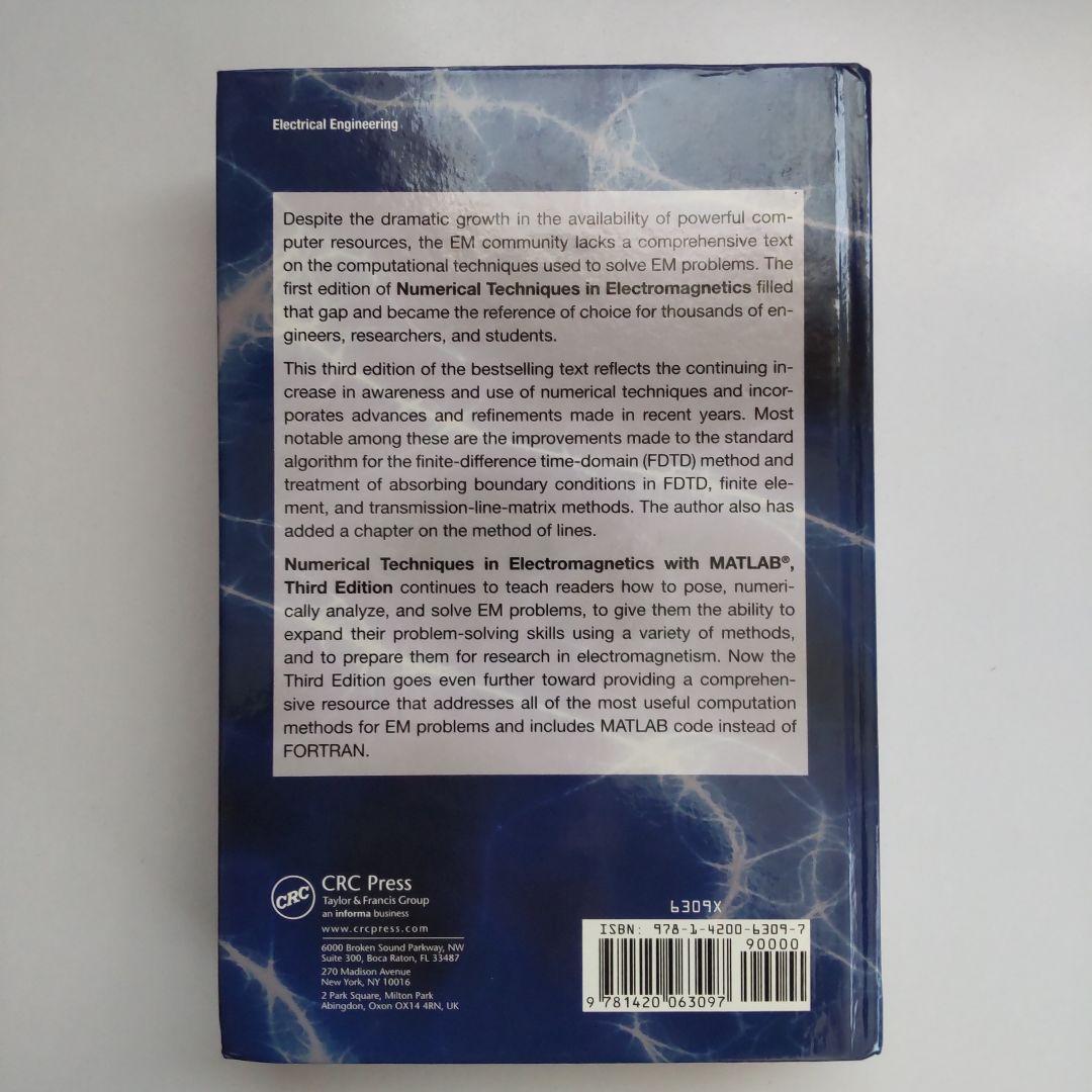 洋書 Numerical Techniques in Electromagnetics