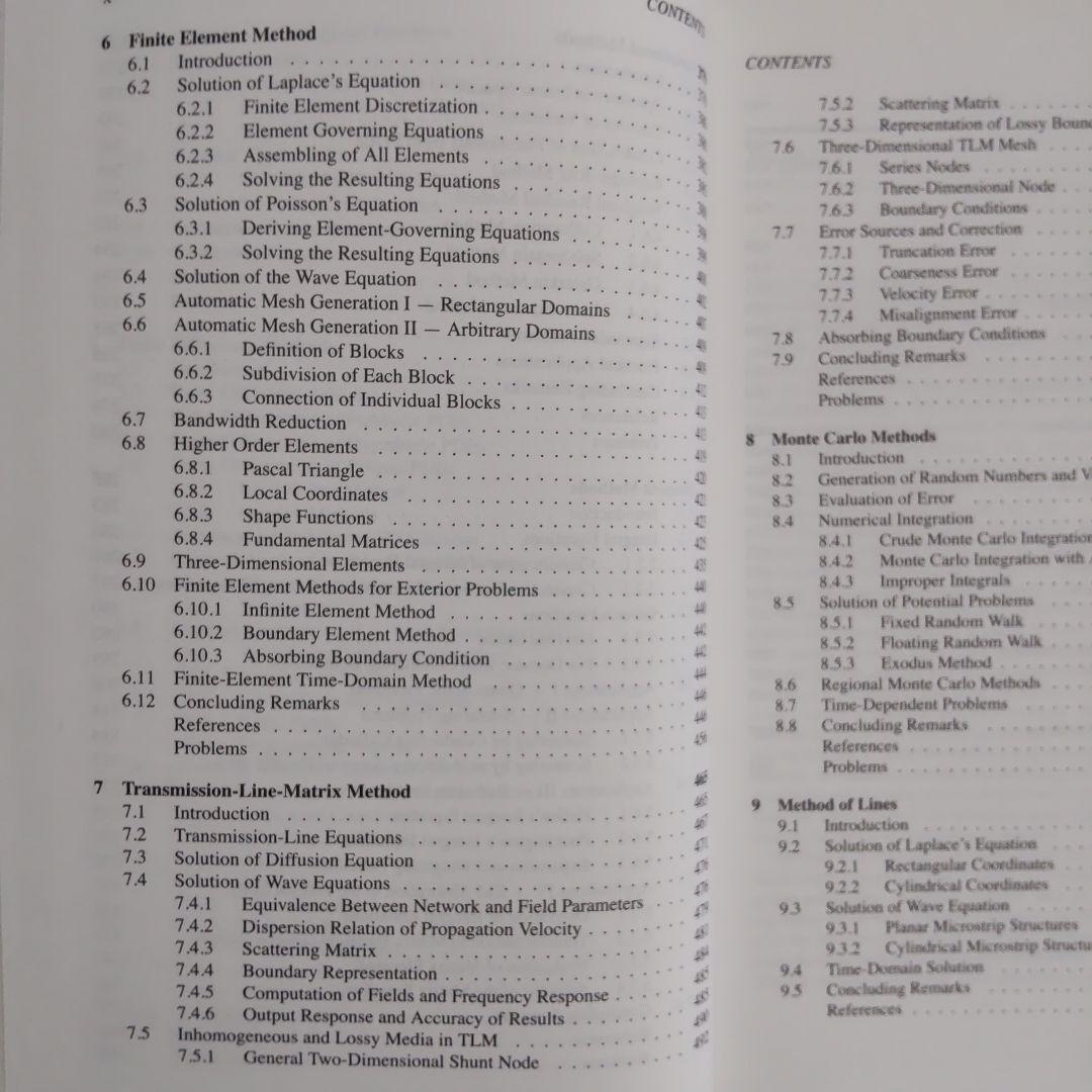 洋書 Numerical Techniques in Electromagnetics