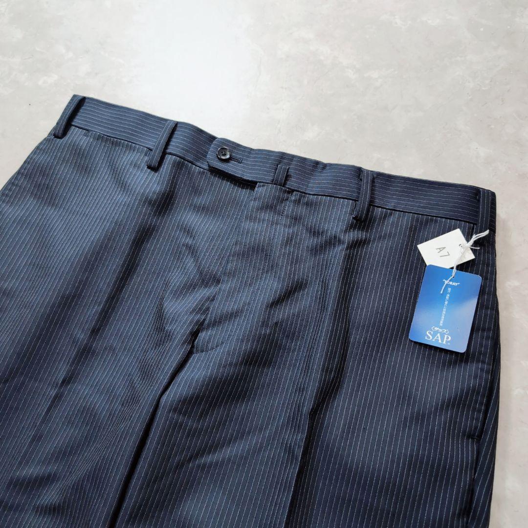 【新品】アオヤマ　高級ライン　HILTON×TORAY XL　濃紺　ストライプ