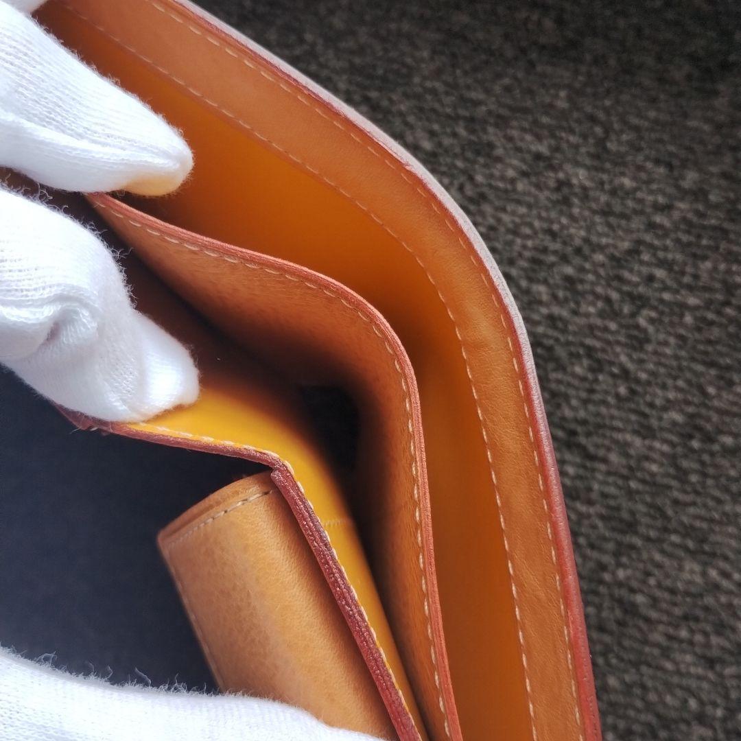 GANZO　二つ折り財布　メンズ　日本製　本革