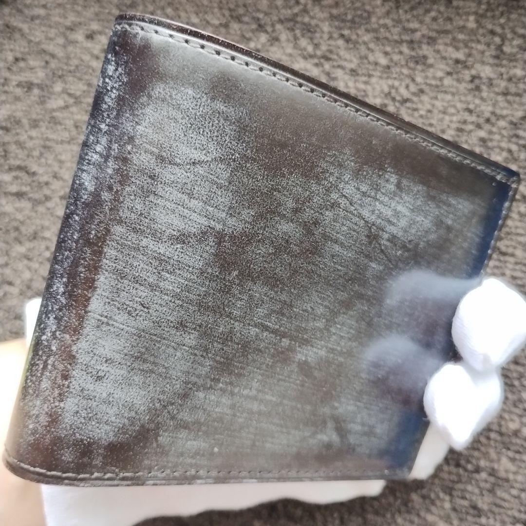 GANZO　二つ折り財布　メンズ　日本製　本革