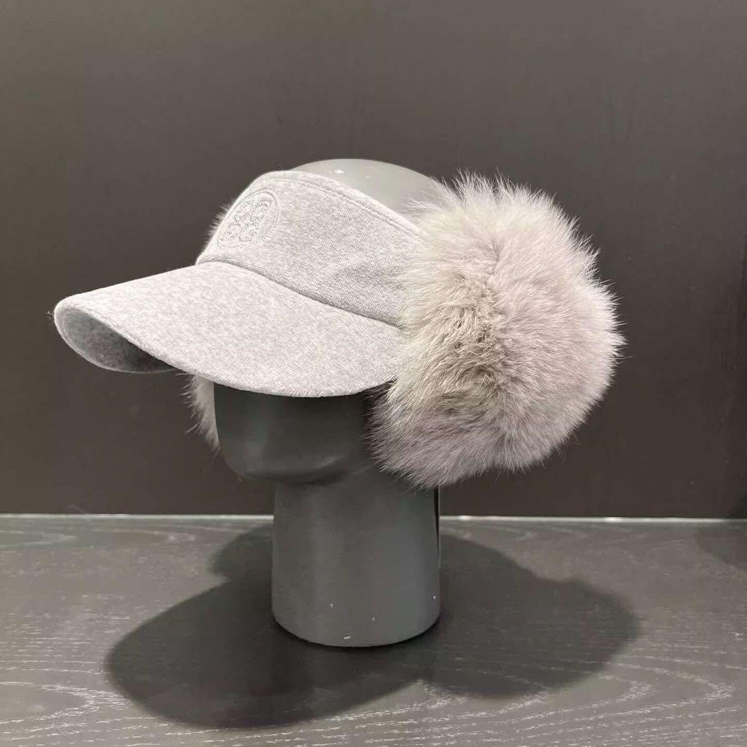 【即日発送】ジーフォア　レディース　ゴルフ　サンバイザー耳あて