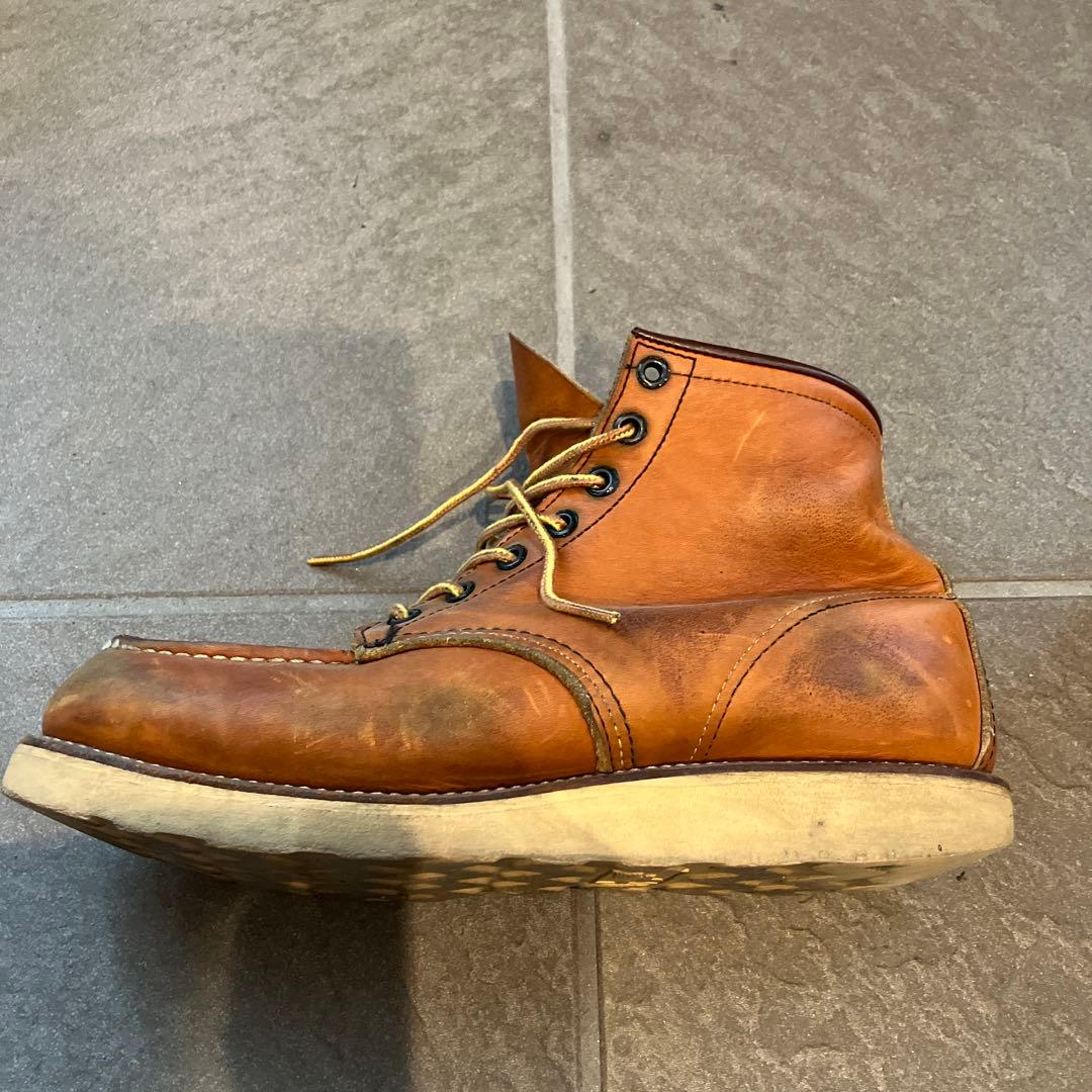 ブラウンレザー ハイカットブーツ