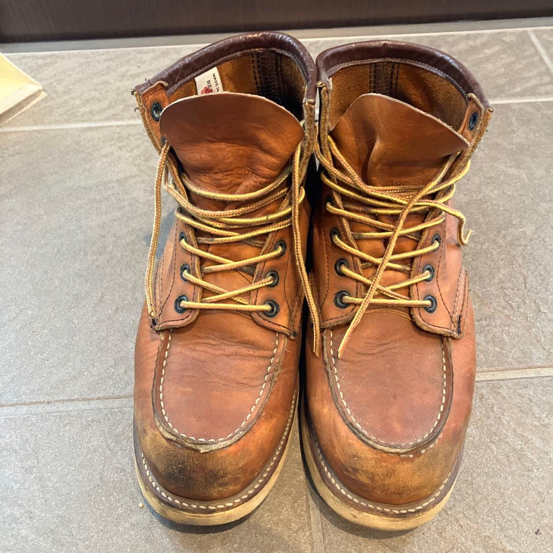 ブラウンレザー ハイカットブーツ