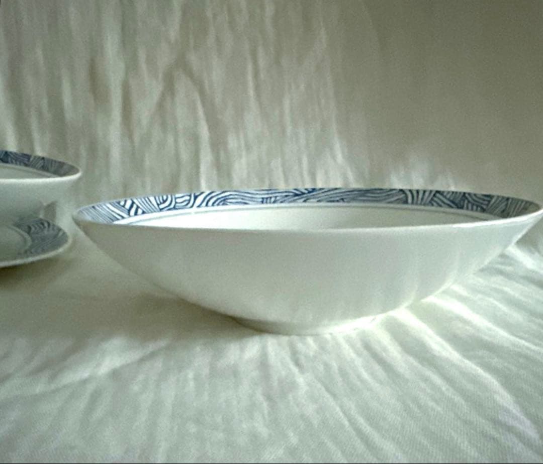 北欧トーソントーロップのデザイン食器4つ2セット定価25000円 インフィニティ