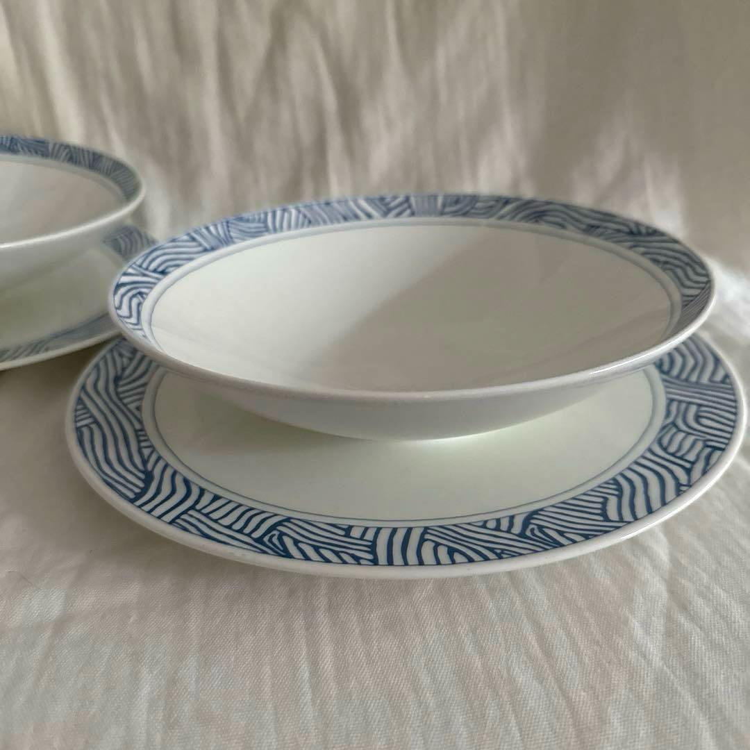北欧トーソントーロップのデザイン食器4つ2セット定価25000円 インフィニティ