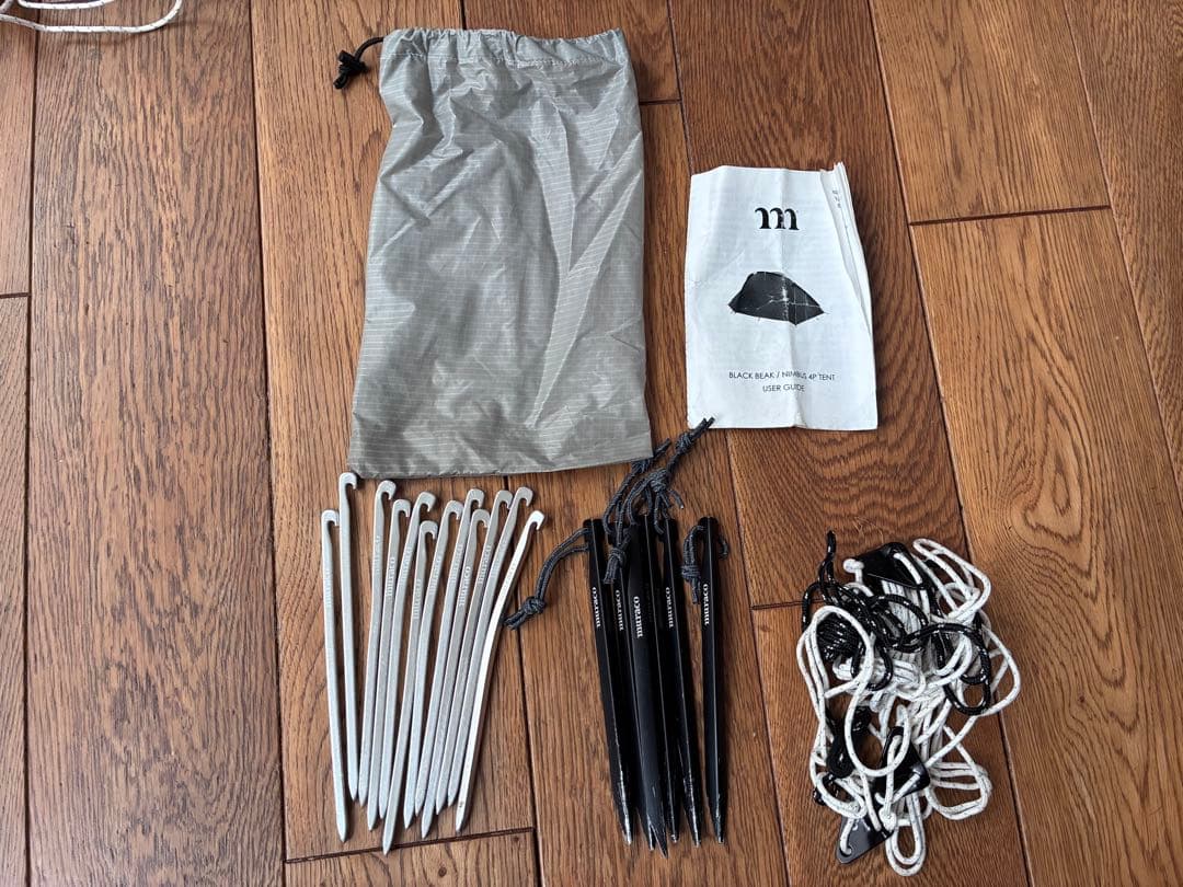 い*ち様 ムラコ　ニンバス4P グランドシート付き　キズあり