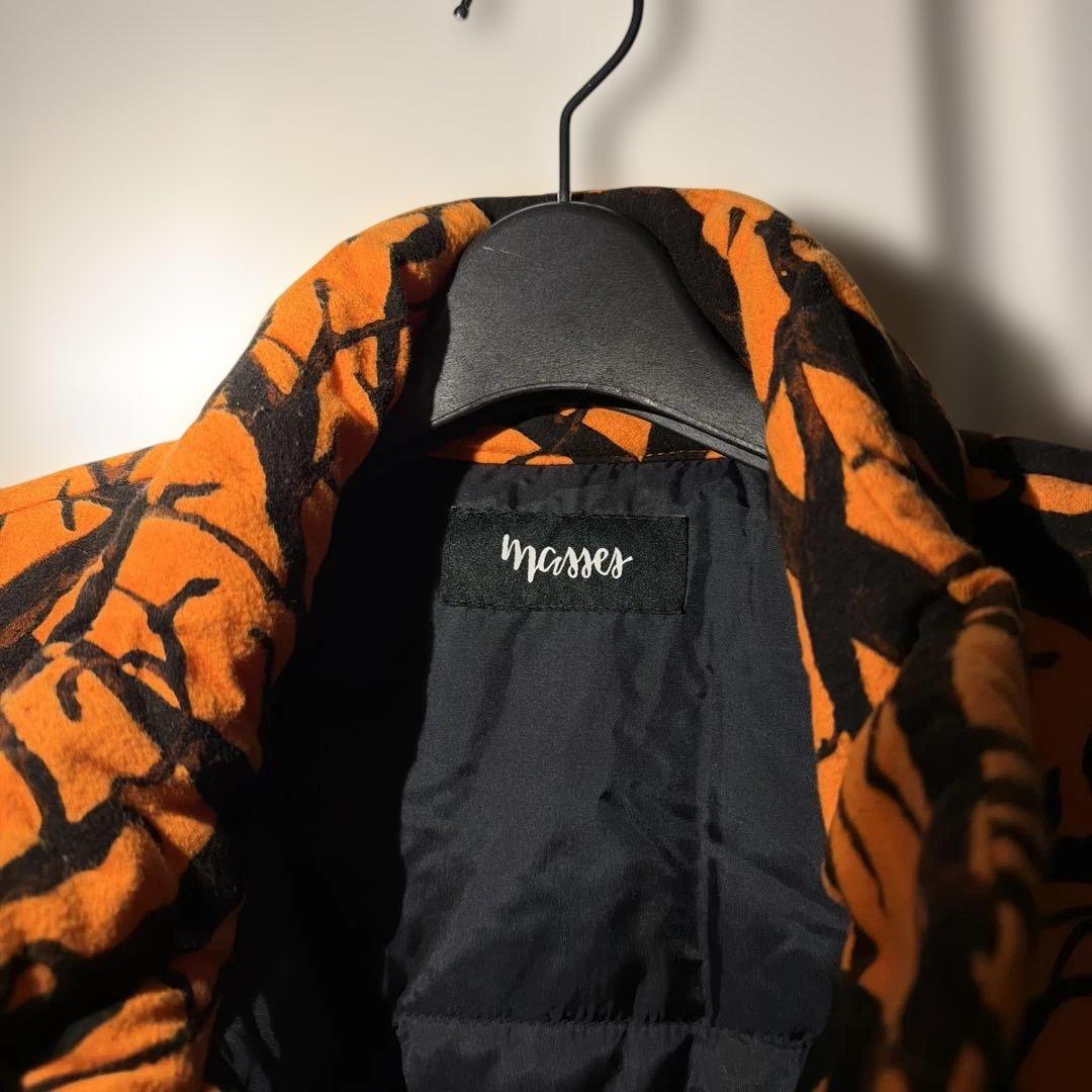 MASSES マシス VEST BLAZE グラフィック　ベスト オレンジ