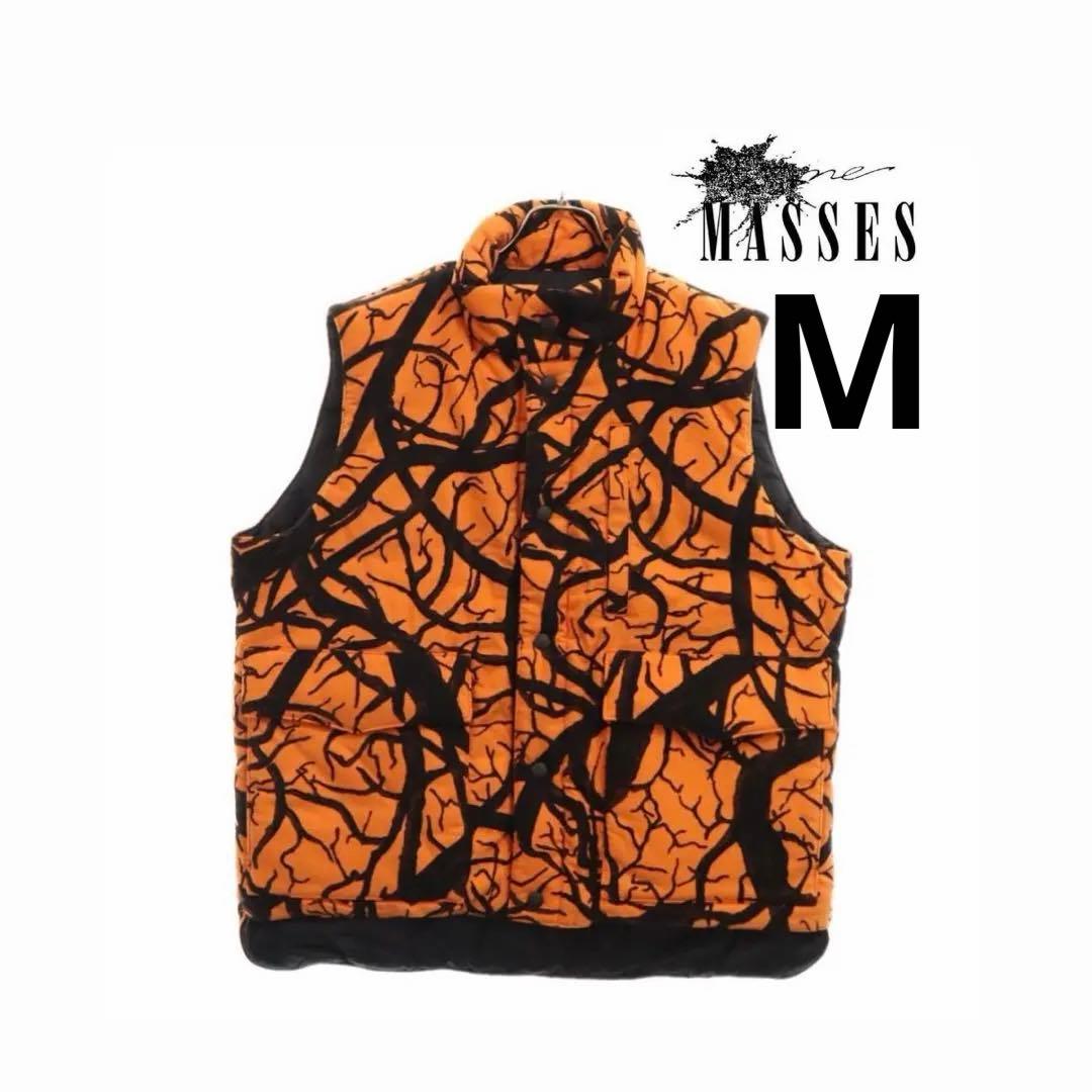 MASSES マシス VEST BLAZE グラフィック　ベスト オレンジ