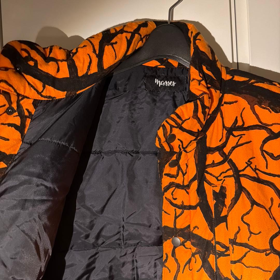 MASSES マシス VEST BLAZE グラフィック　ベスト オレンジ