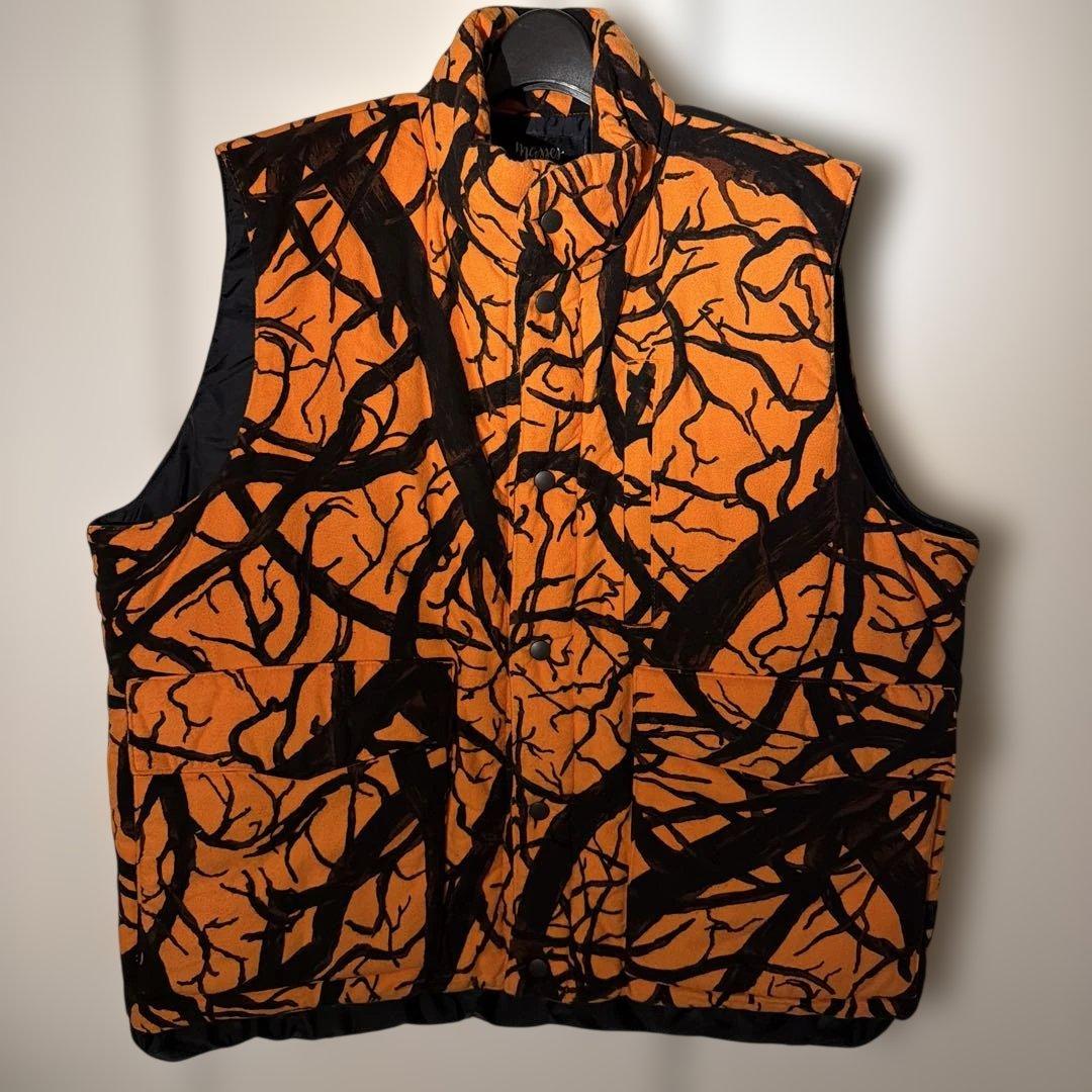 MASSES マシス VEST BLAZE グラフィック　ベスト オレンジ