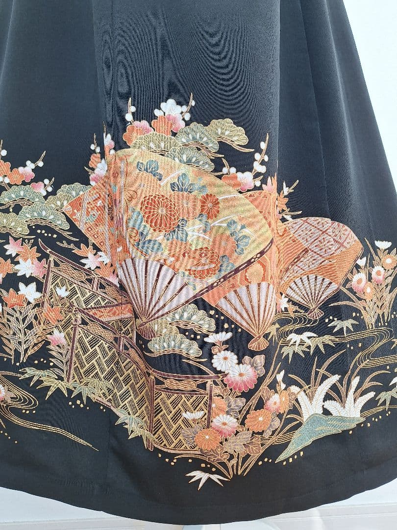 着物リメイクワンピース3640